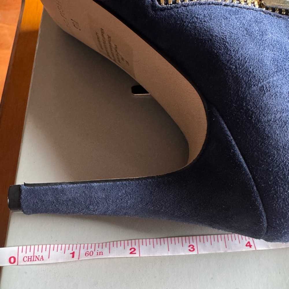 ❤️NWT Elegant Navy Blue Women's Ankle Boots - Picture 6 of 7